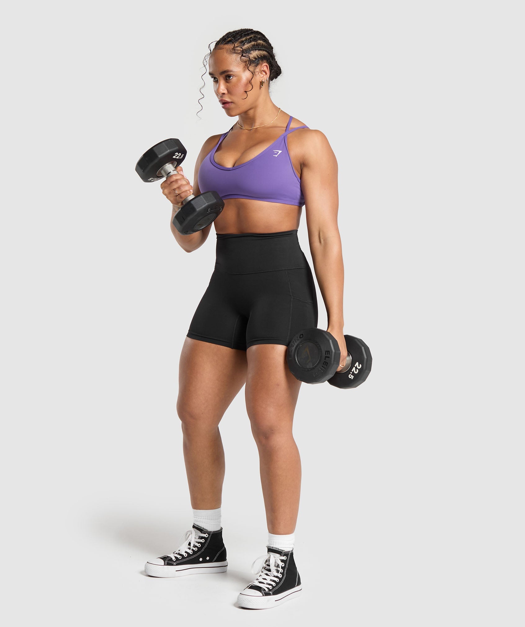 Back Gains Sports Bra Stellar Purple