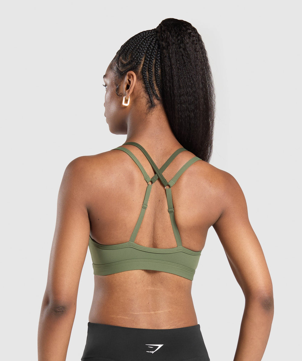 Double Up Sports Bra Core Olive/Winter Olive