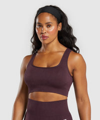 Adapt Fleck Sports Bra Depth Purple/ Steel Purple