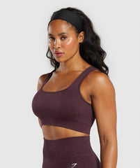 Adapt Fleck Sports Bra Depth Purple/ Steel Purple