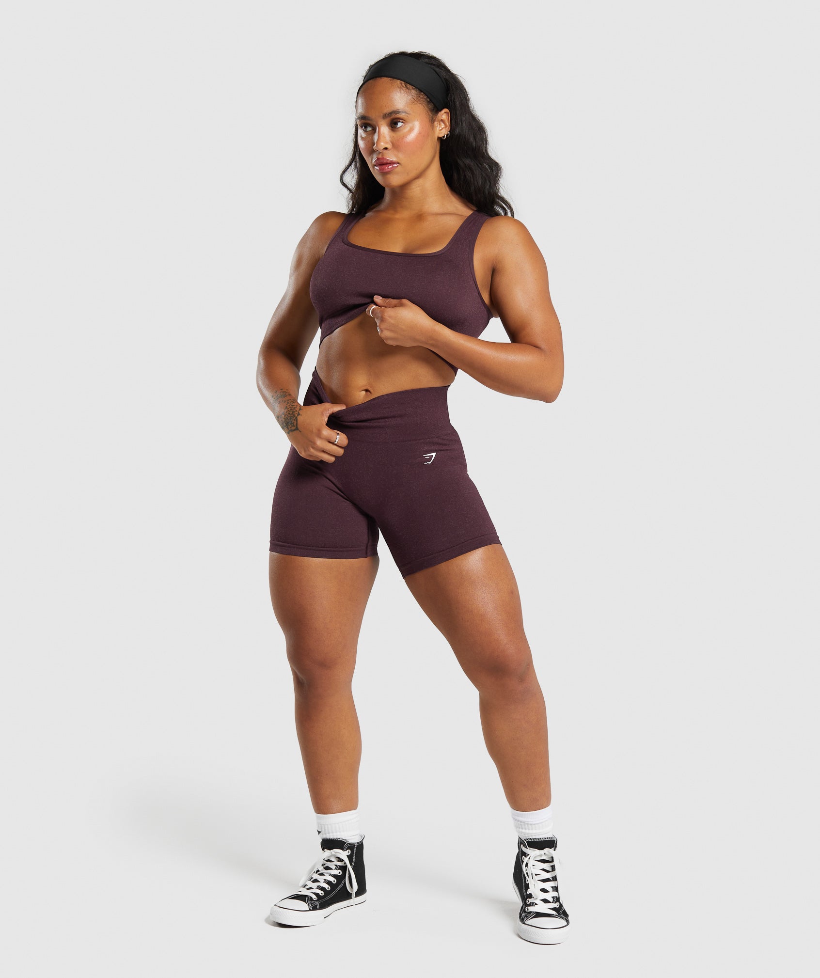 Adapt Fleck Sports Bra Depth Purple/ Steel Purple