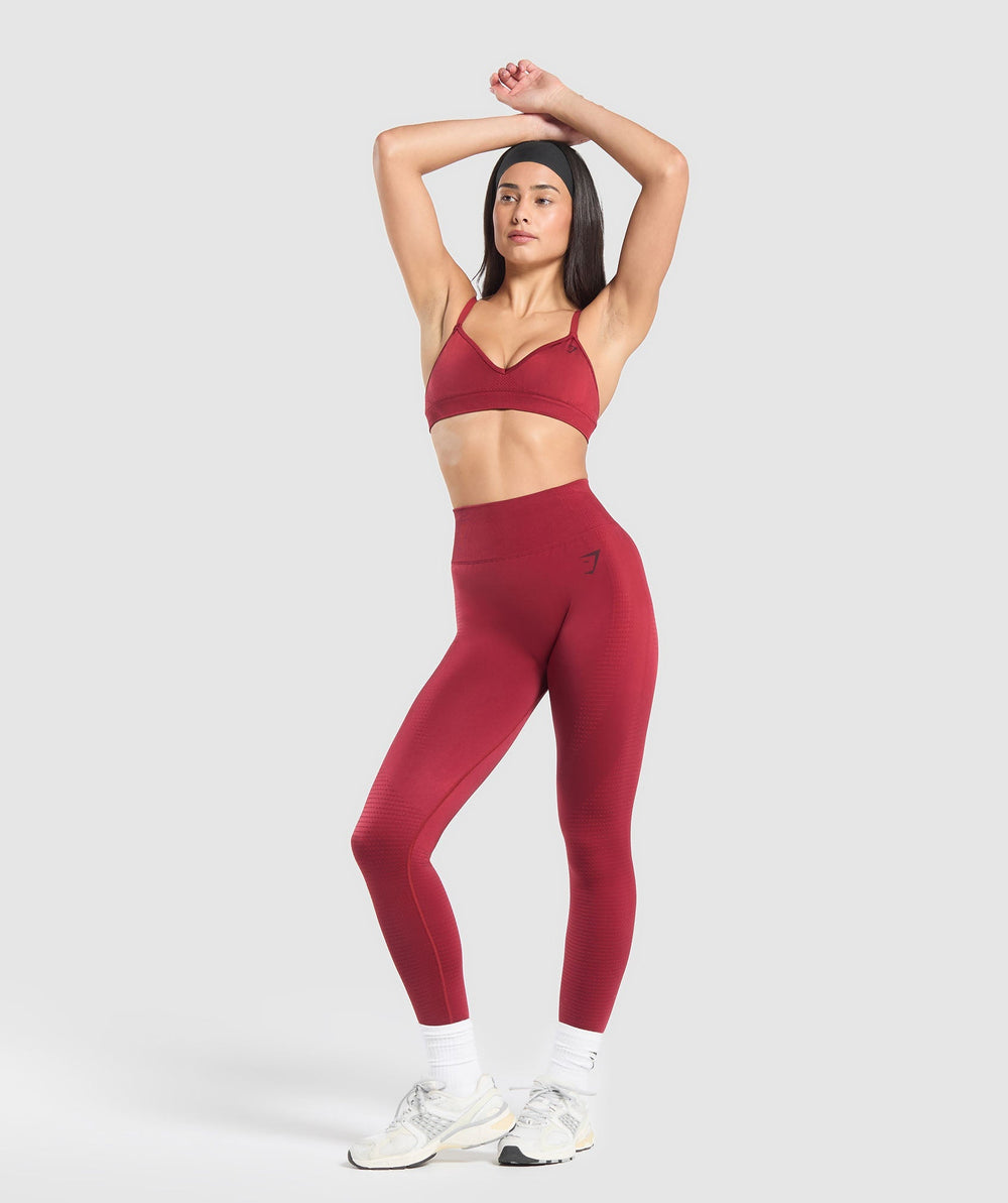 Vital Shine Limited Sports Bra Reps Red