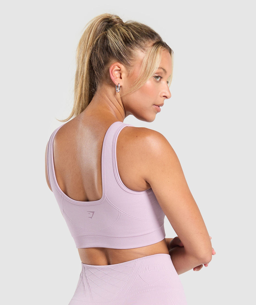 Corset Seamless Sports Bra Warm Lilac