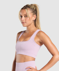 Corset Seamless Sports Bra Warm Lilac