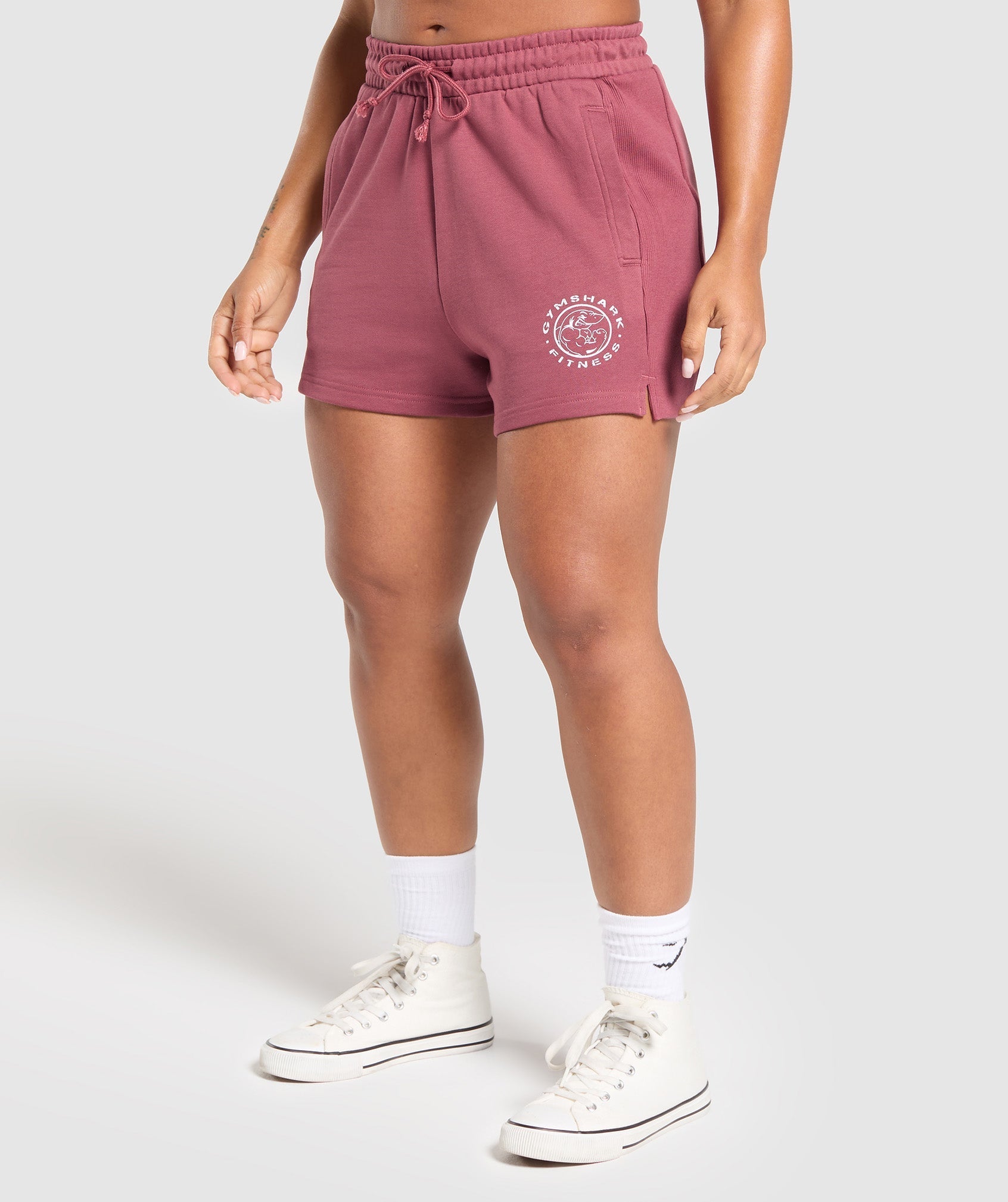 Legacy Cotton Shorts Washed Berry Pink