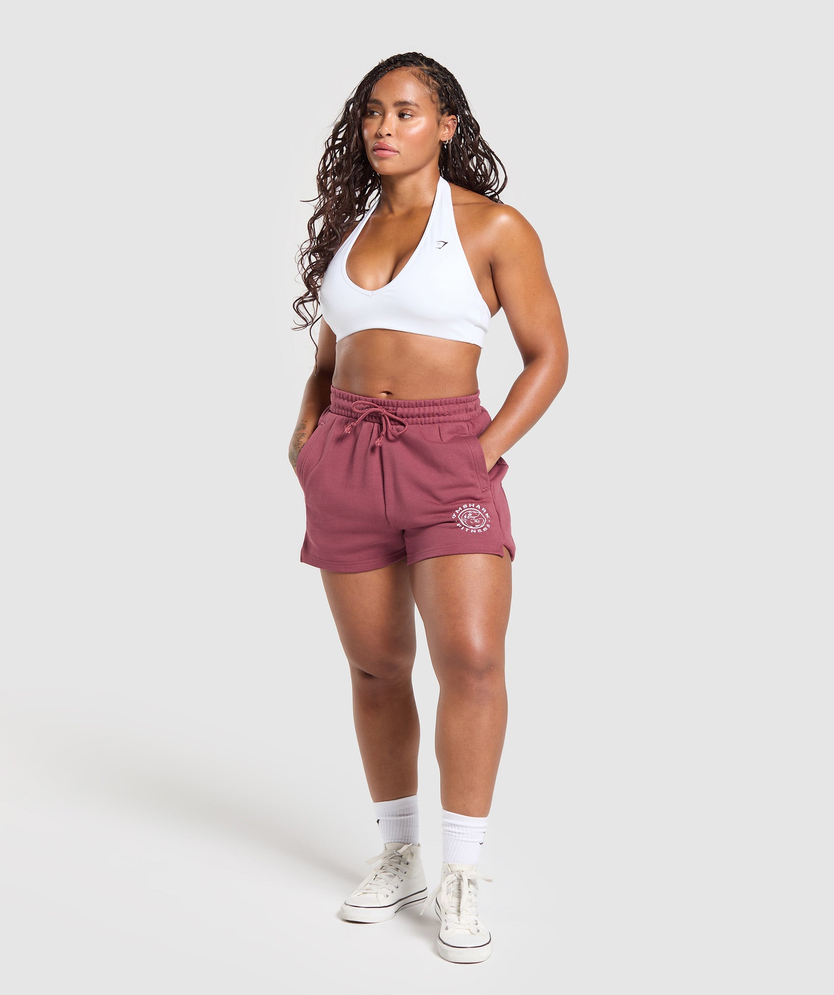 Legacy Cotton Shorts Washed Berry Pink