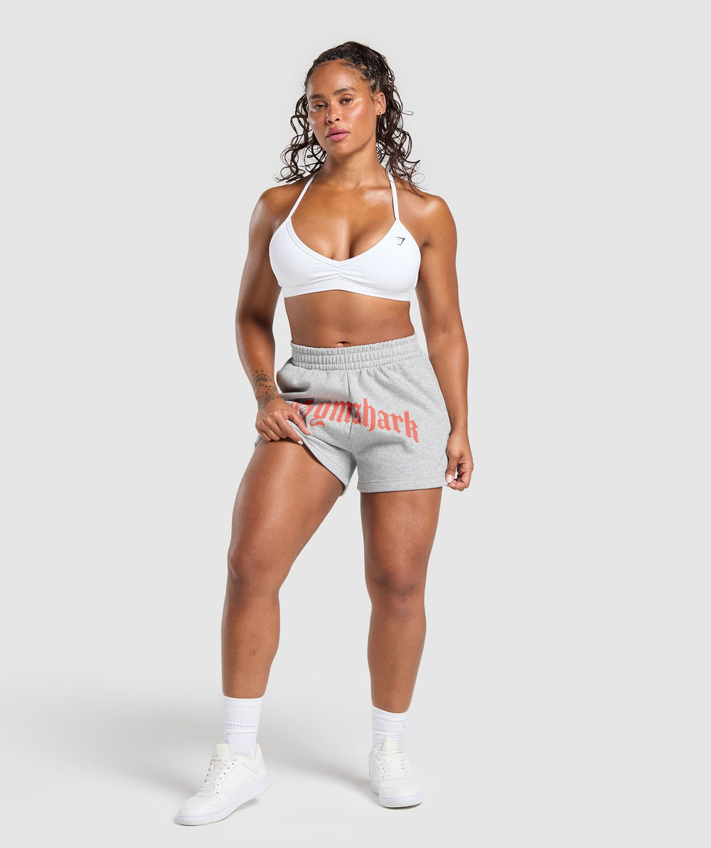 Strength Department Graphic Shorts Light Grey Core Marl
