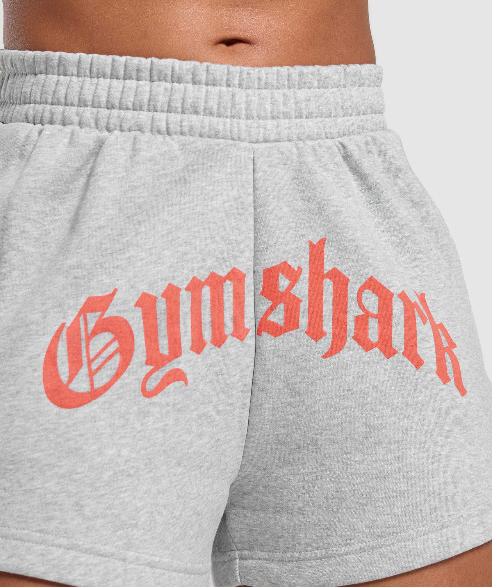 Strength Department Graphic Shorts Light Grey Core Marl