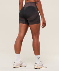 Diffuse Seamless Shorts Black/Calm Pink