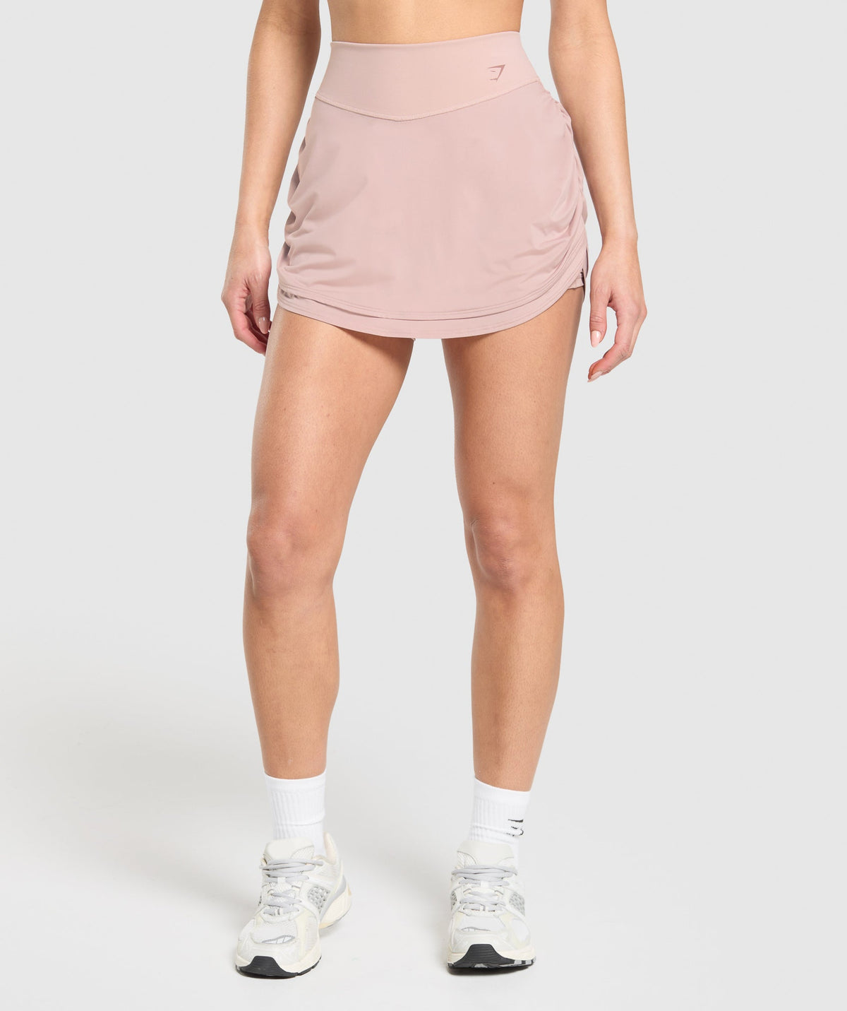 Ruched Skort Muted Pink