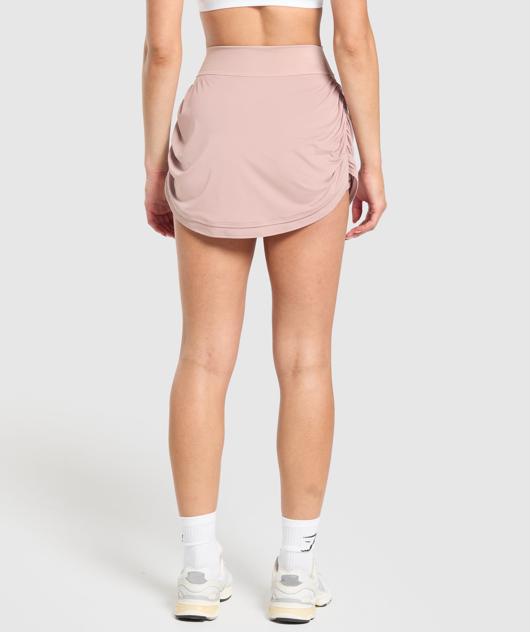 Ruched Skort Muted Pink