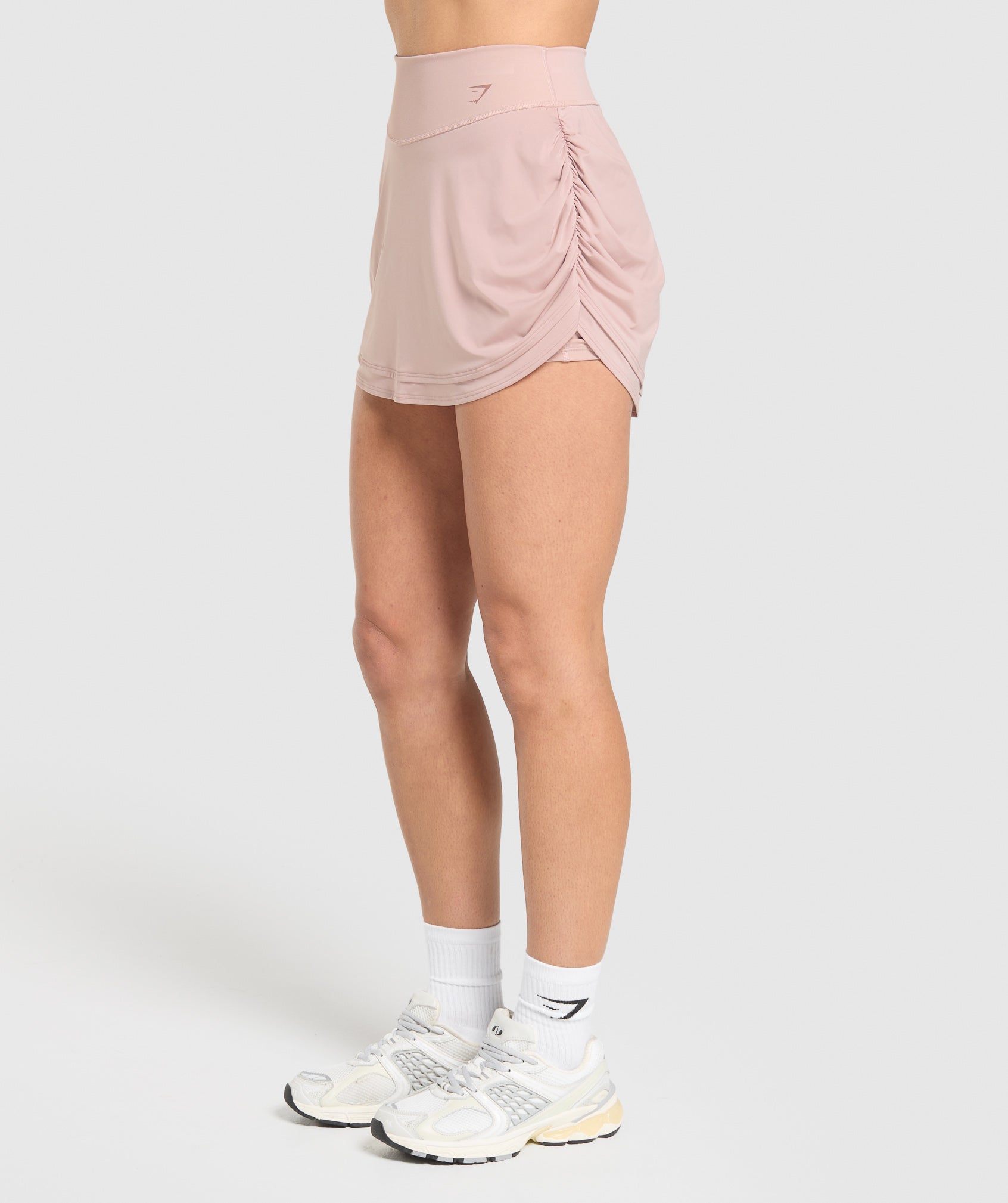 Ruched Skort Muted Pink