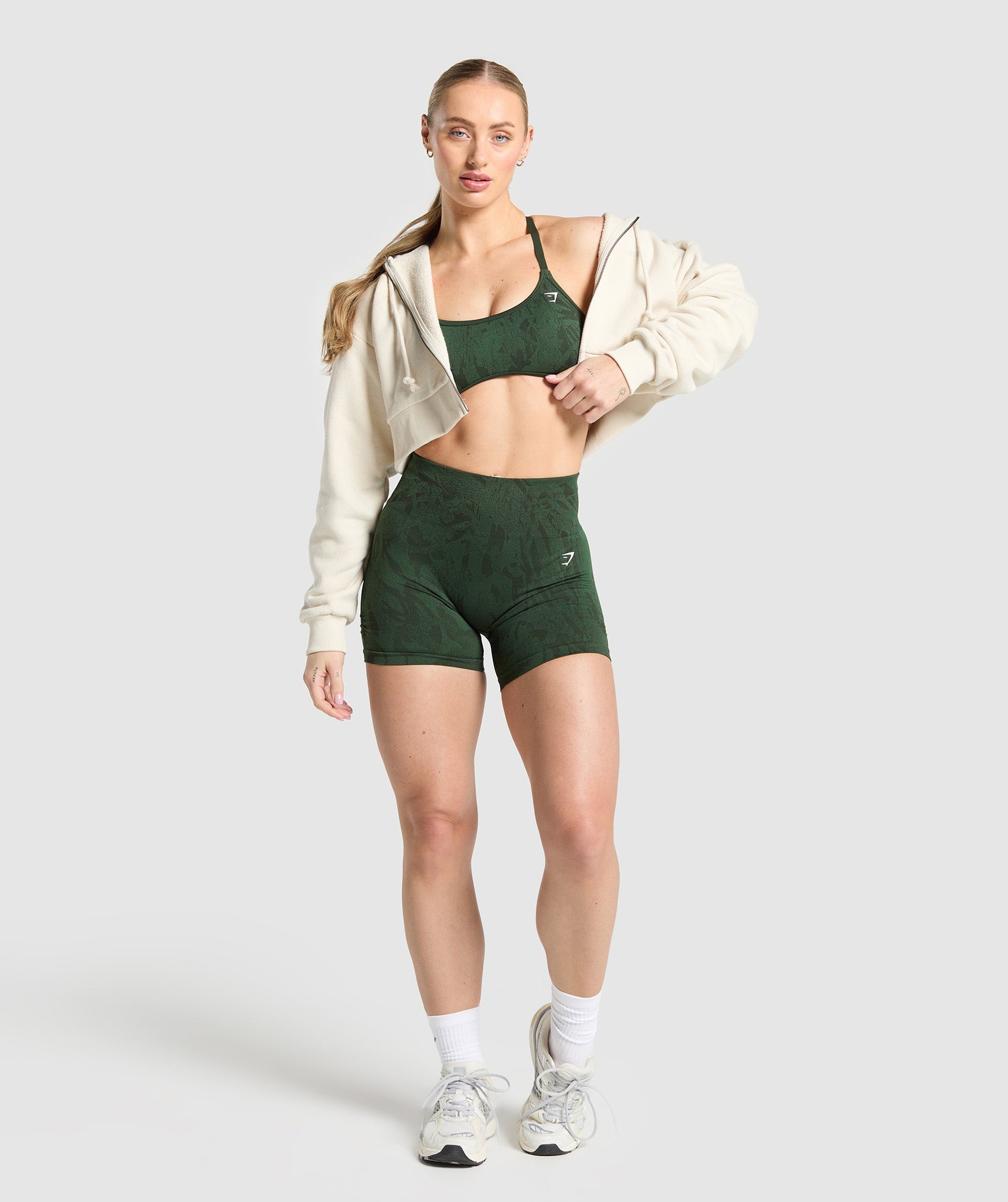 Adapt Camo Seamless Shorts Trail Green/Classic Green