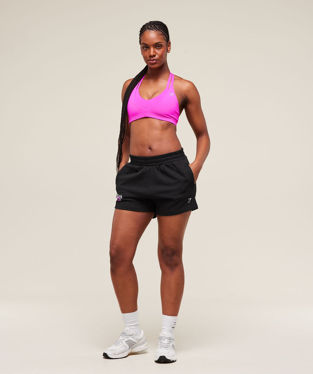 Cherry Graphic Short Black