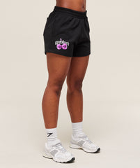 Cherry Graphic Short Black