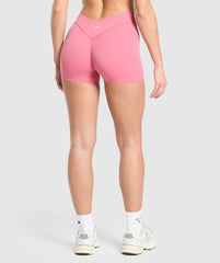 Dipped Waistband Shorts Sunset Pink