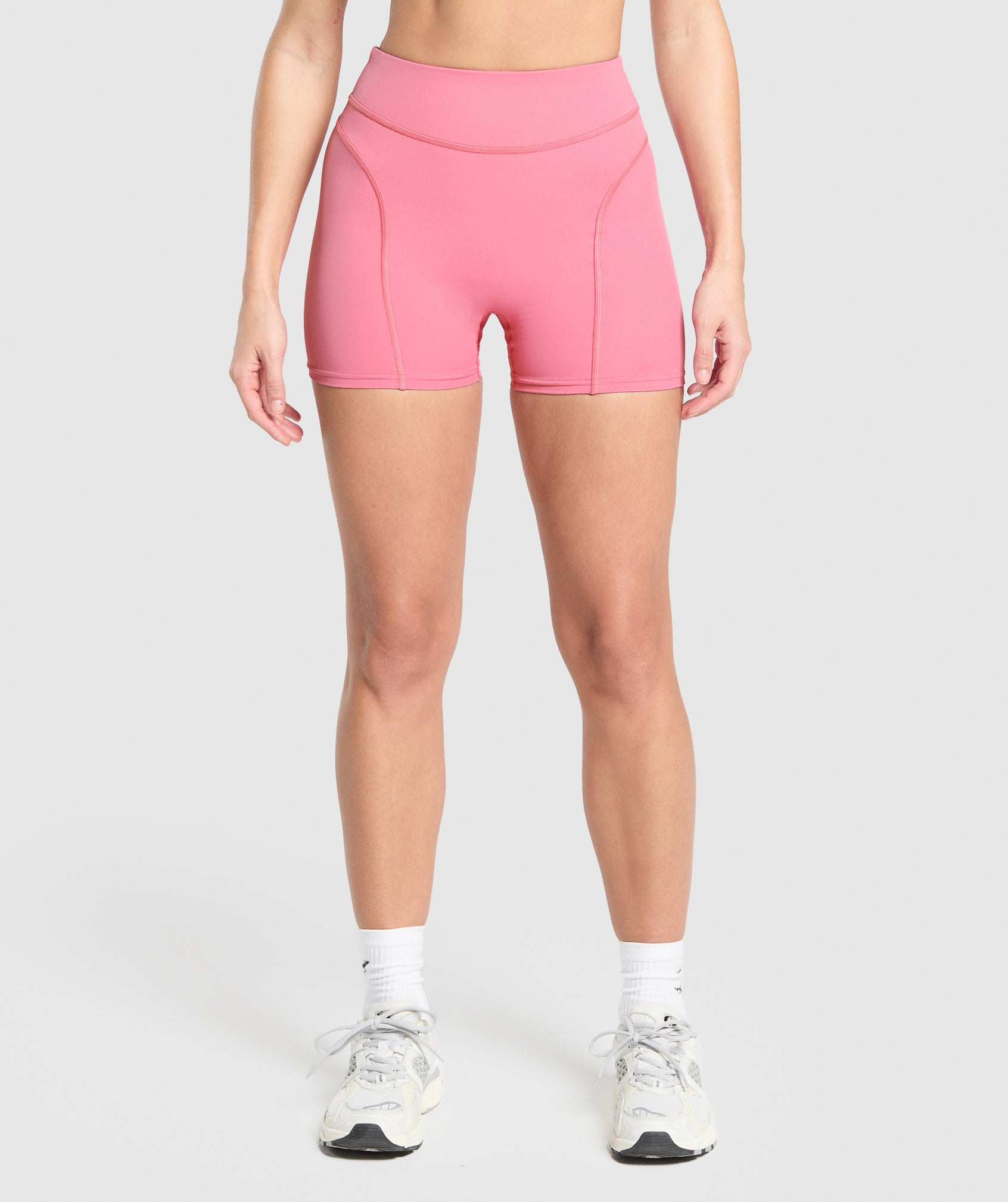 Dipped Waistband Shorts Sunset Pink