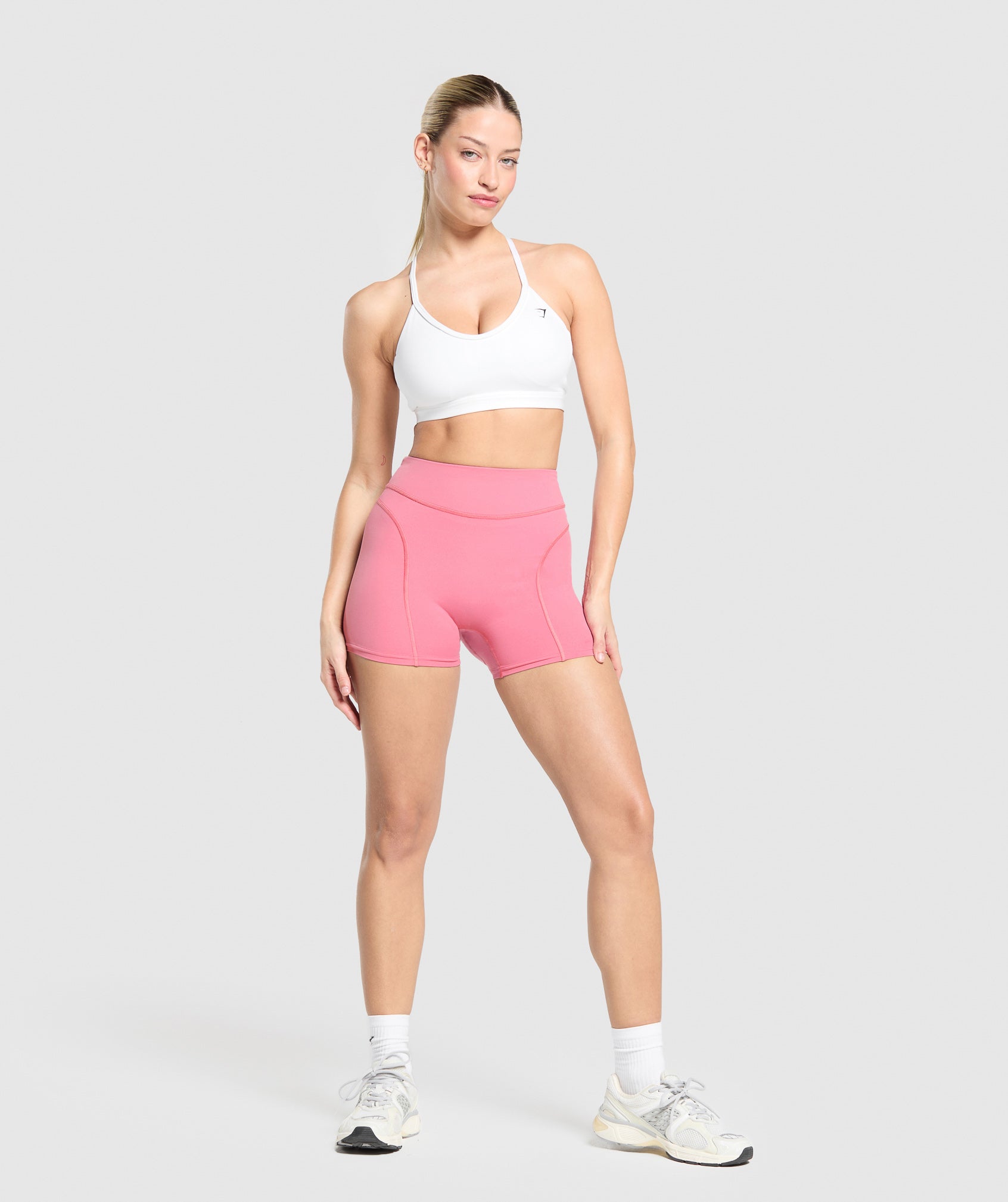 Dipped Waistband Shorts Sunset Pink
