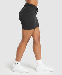 Ruche Skirt Black