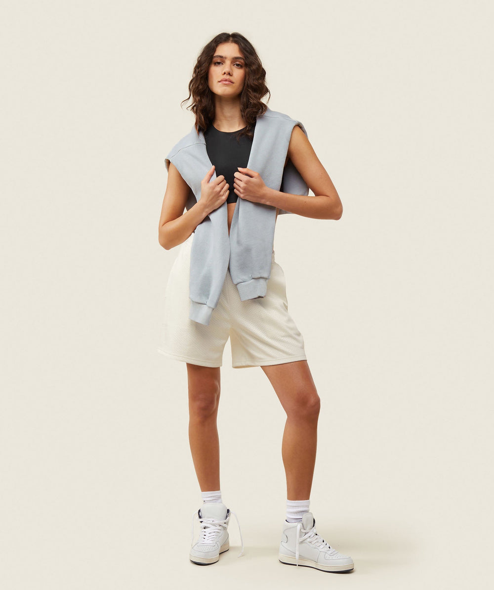 everywear Basketball Shorts Soft White