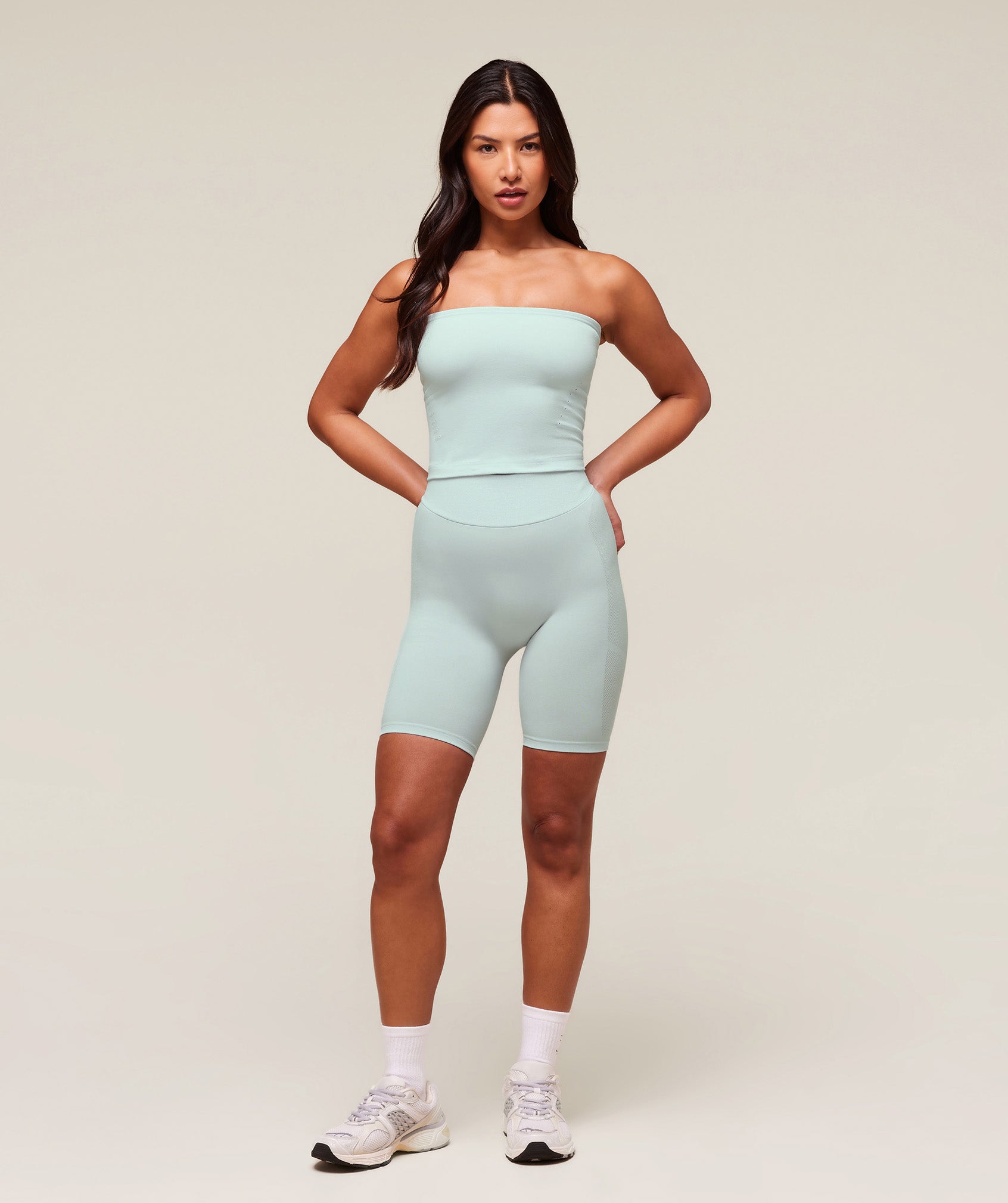 everywear Warp Knit Cycling Short Frost Blue