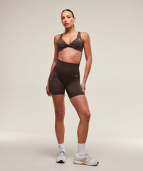 Adapt X Whitney Animal Seamless Shorts Soft Brown/Archive Brown
