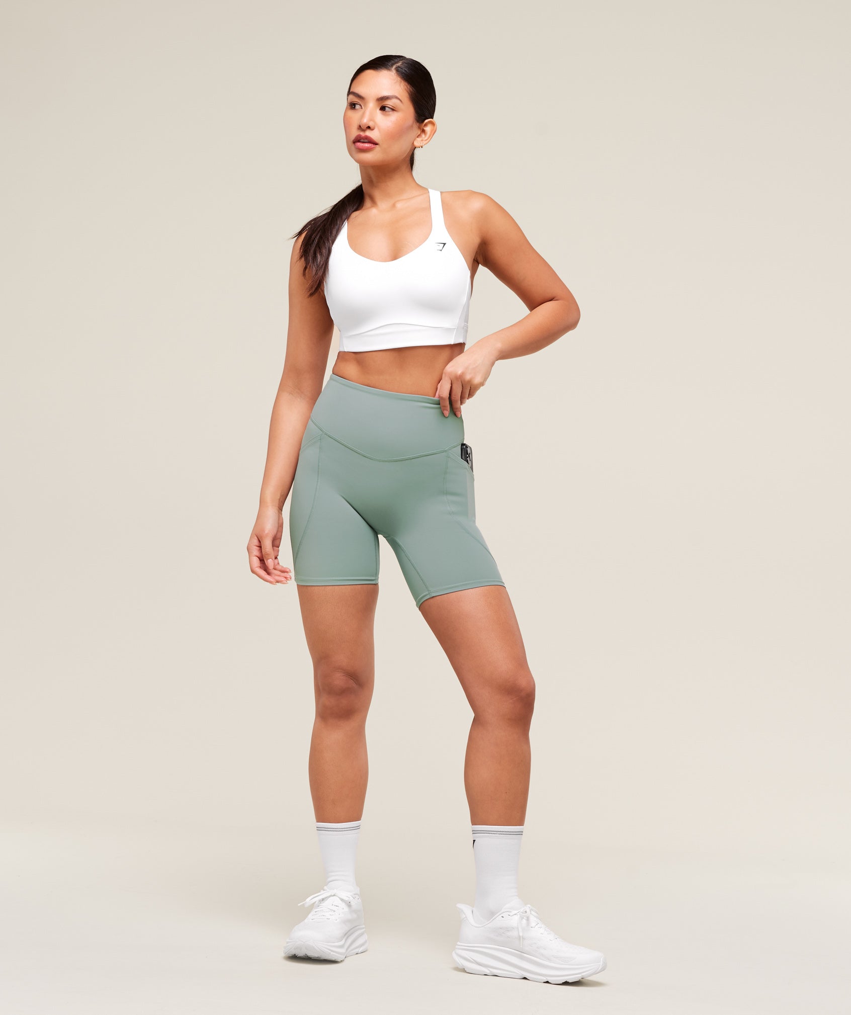 Running Pocket 6" Shorts Celeste Blue