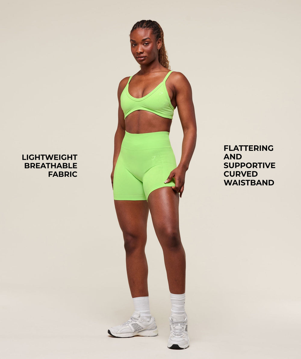 Energised Seamless Shorts Energy Gelato Green
