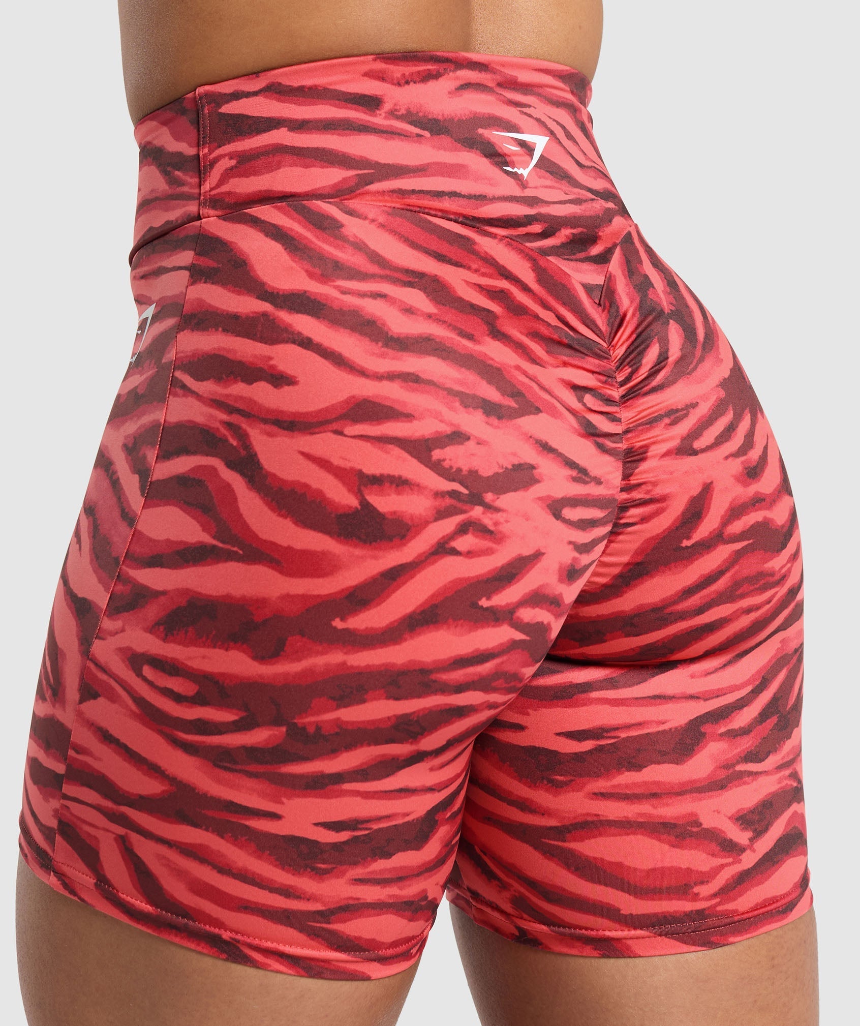 Reps Power Tight Shorts Varsity Pink Print