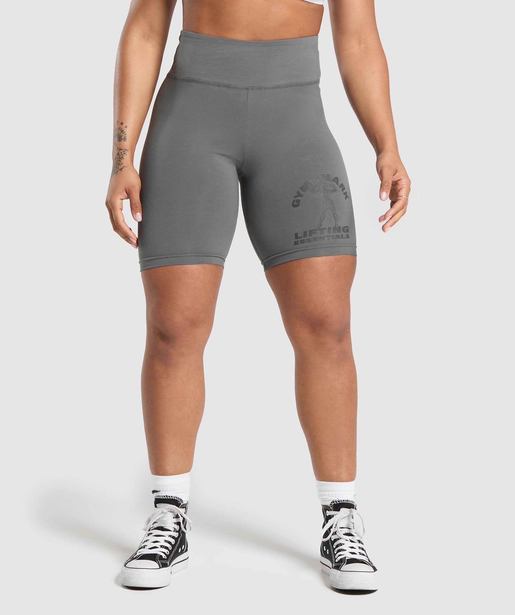 Strong Women Shorts Brushed Grey