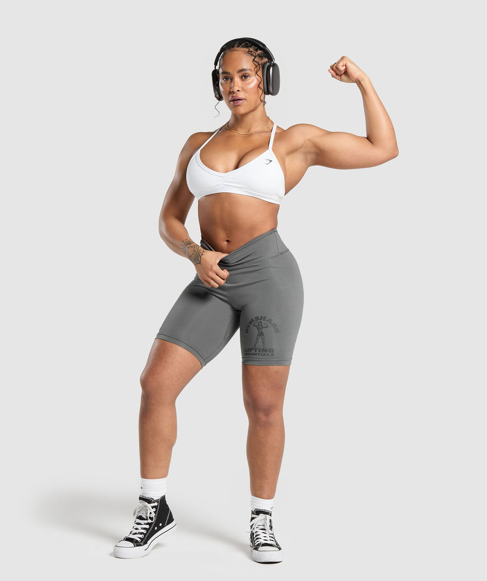 Strong Women Shorts Brushed Grey