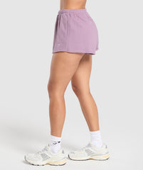 Fleece Shorts Soft Purple