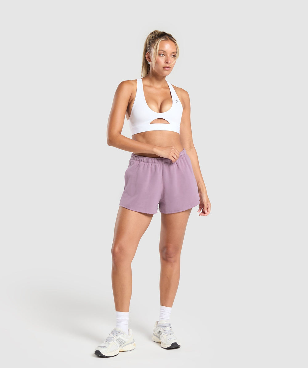 Fleece Shorts Soft Purple