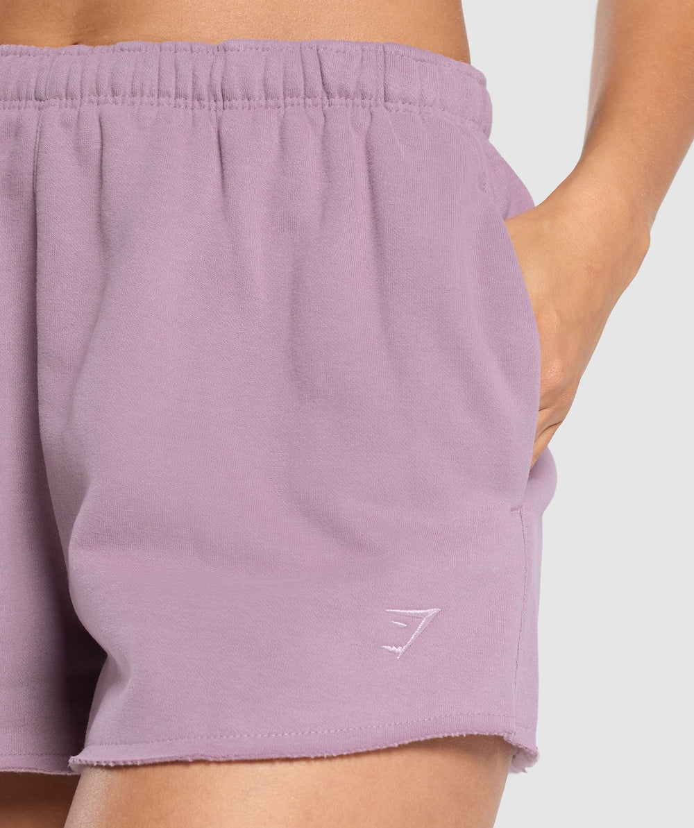 Fleece Shorts Soft Purple