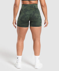 Adapt Camo Seamless Shorts Victory Green/ Force Green