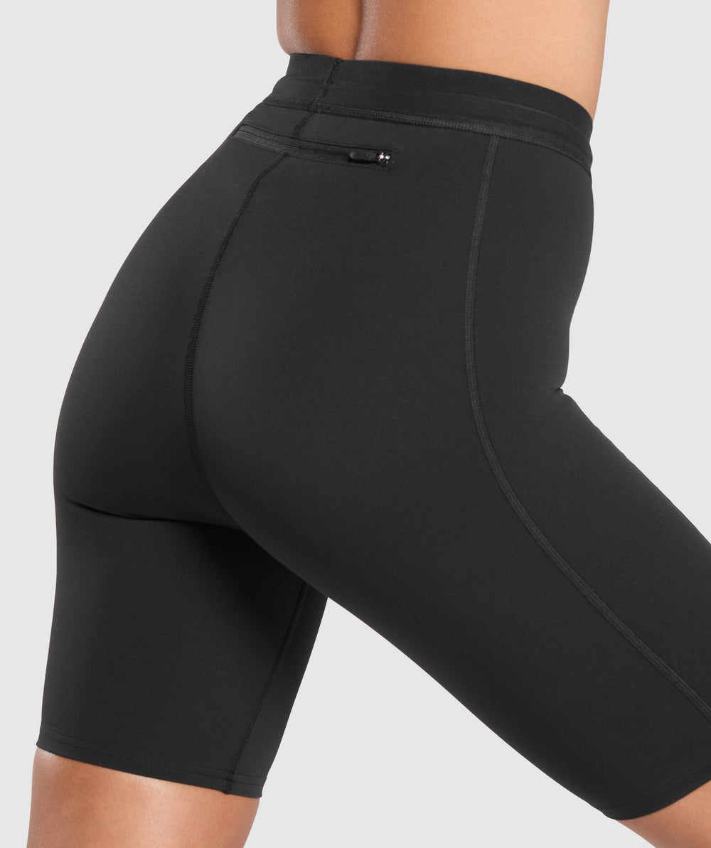 Running Cycling Shorts Black