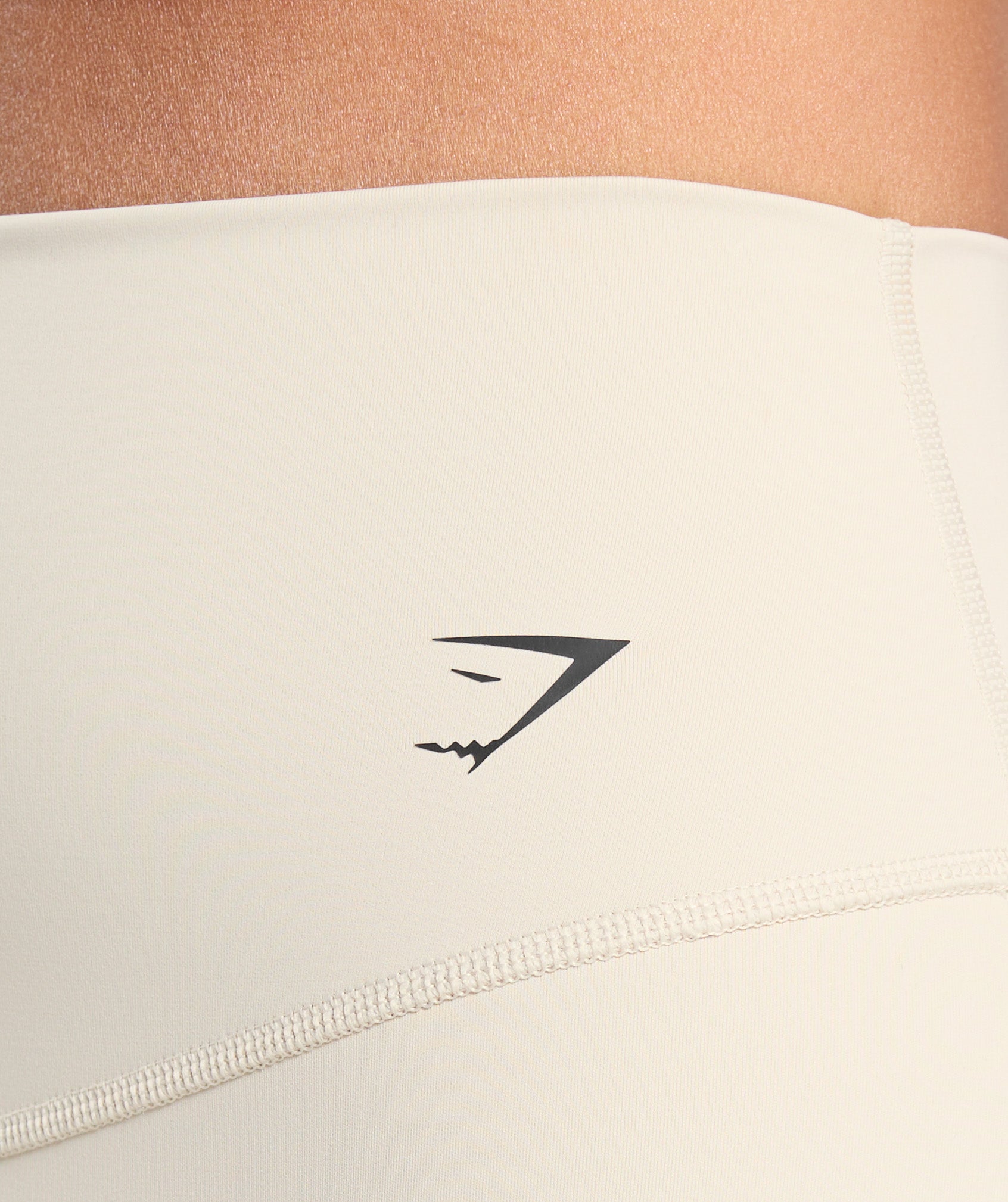 Elevate Tattoo Graphic Shorts Cream Beige