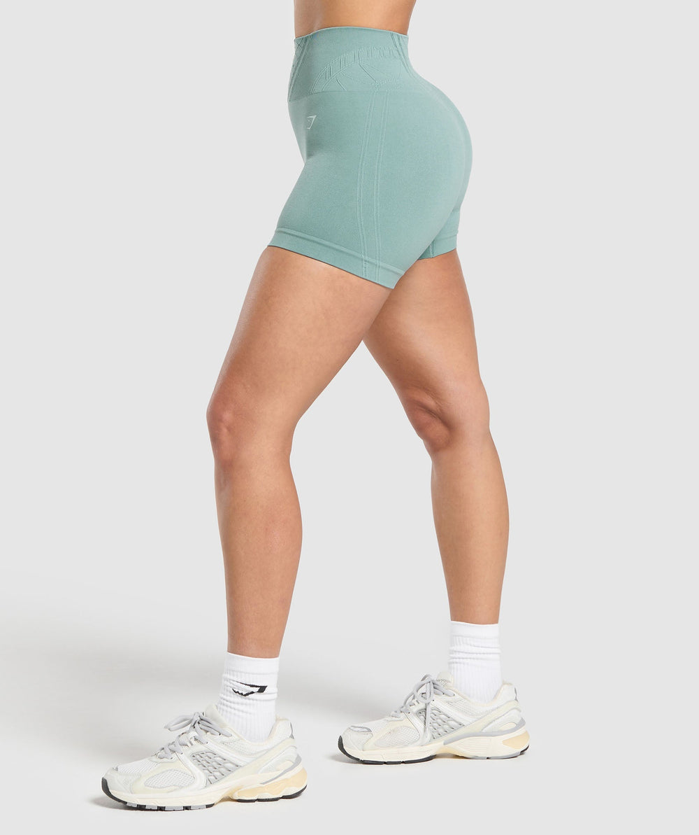 Corset Seamless Shorts Celeste Blue