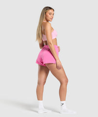 Your Plate or Mine Cotton Shorts Physical Pink