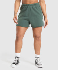 Lifting Graphic Shorts Slate Teal