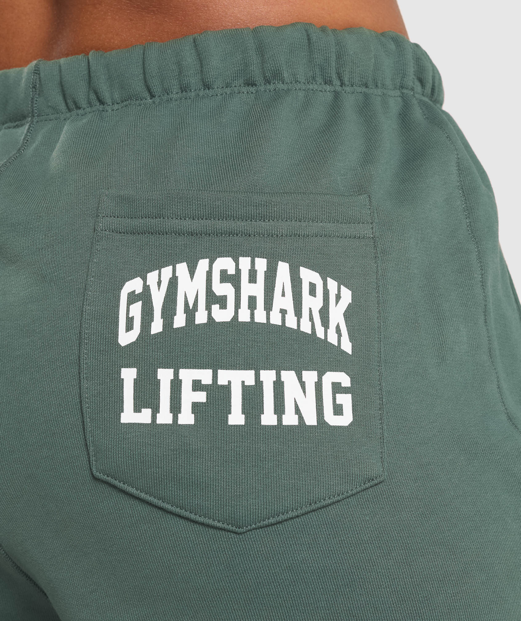 Lifting Graphic Shorts Slate Teal