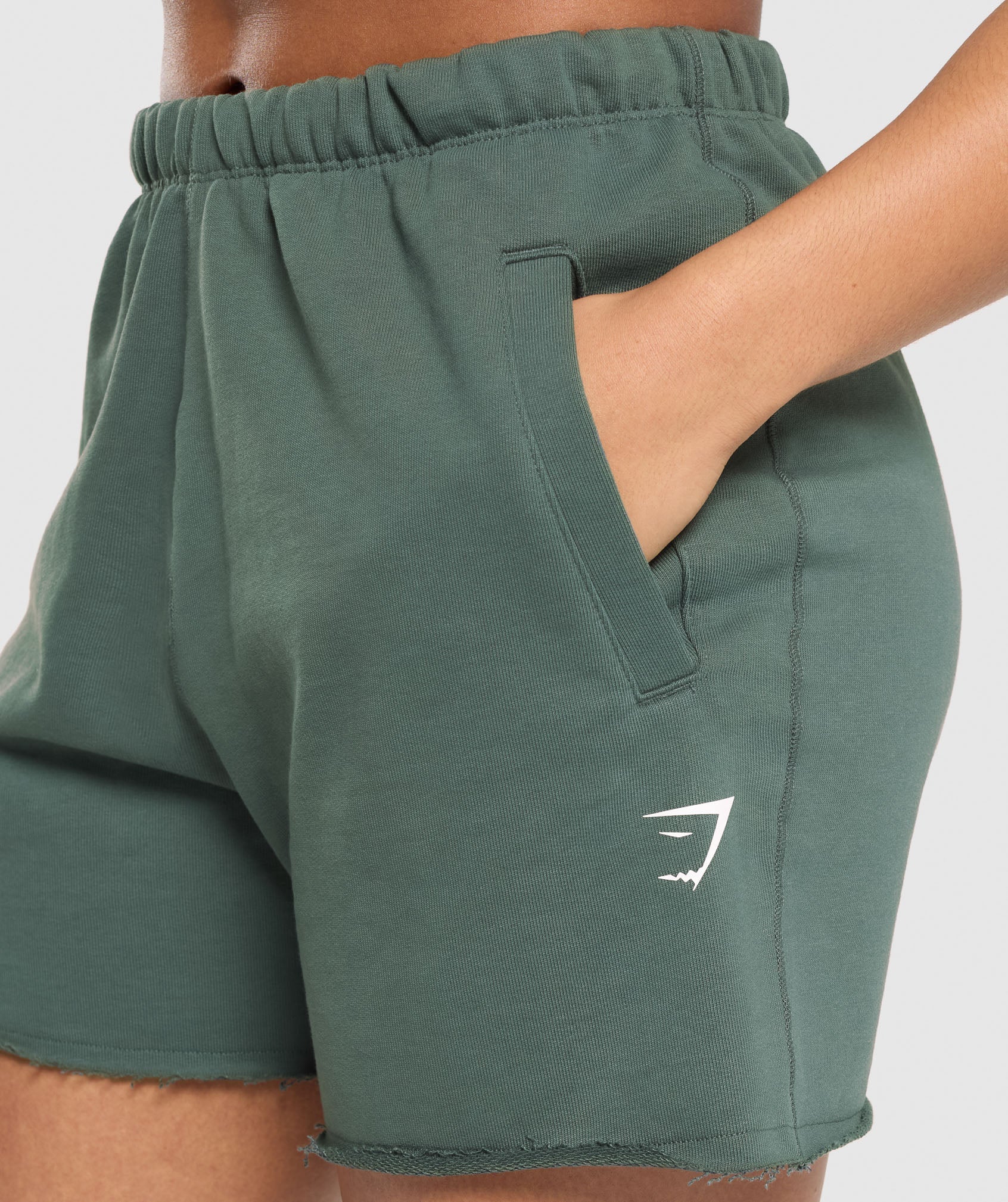 Lifting Graphic Shorts Slate Teal