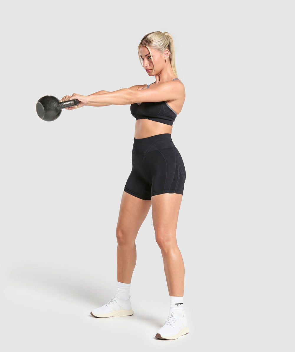 Apex Contrast Shorts Black/Brushed Grey