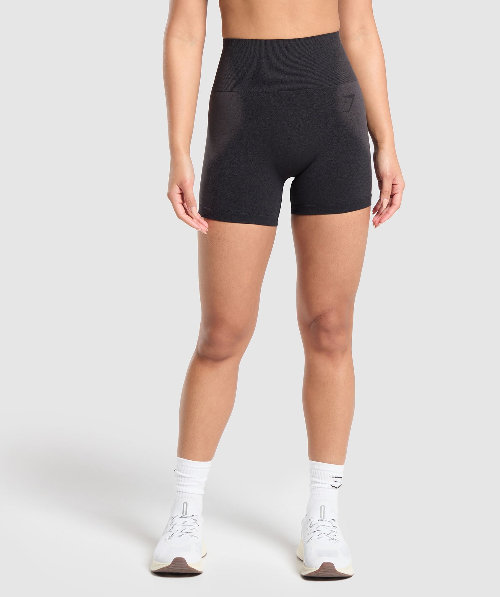 Blur Seamless Shorts Black/Asphalt Grey