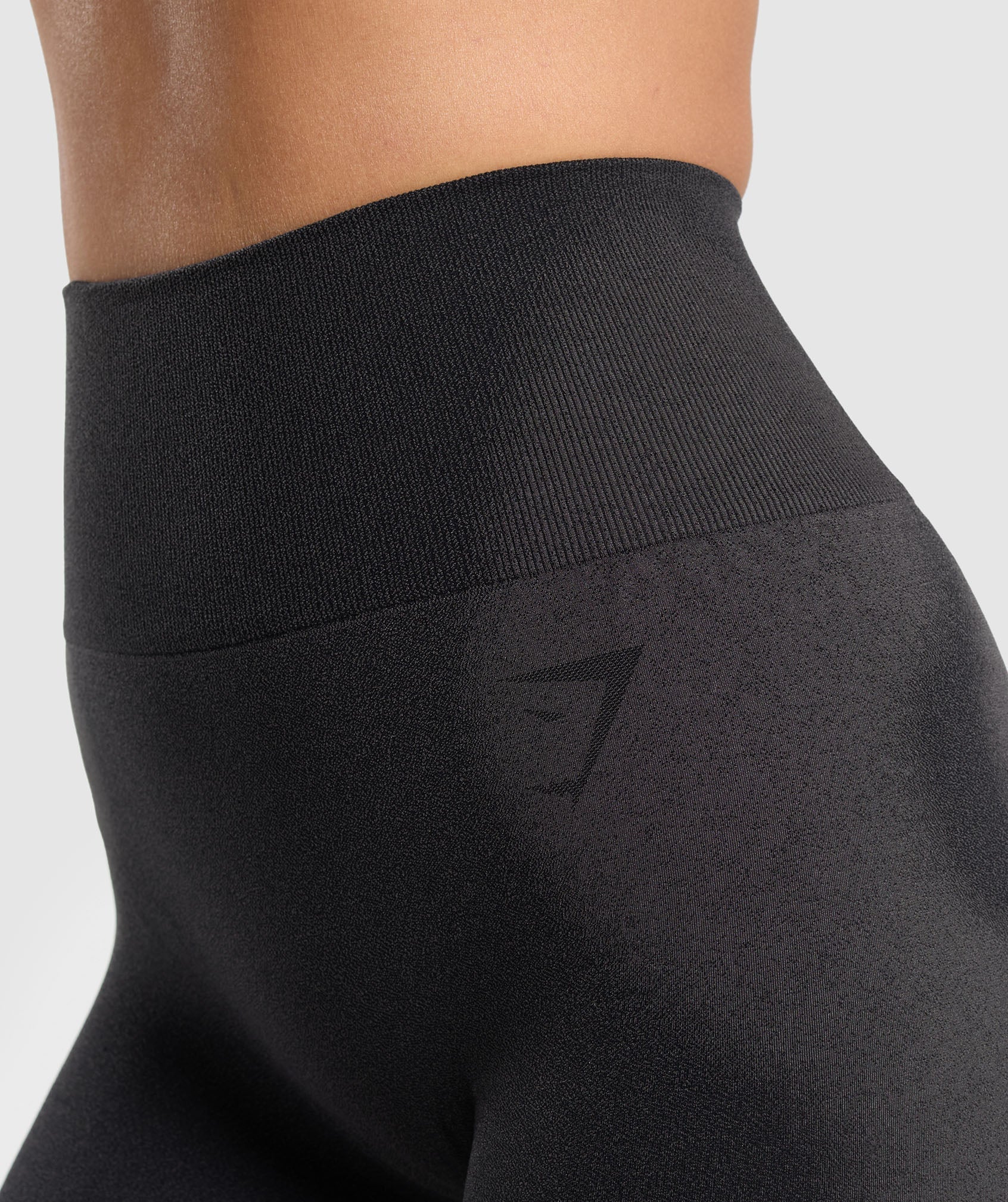Blur Seamless Shorts Black/Asphalt Grey