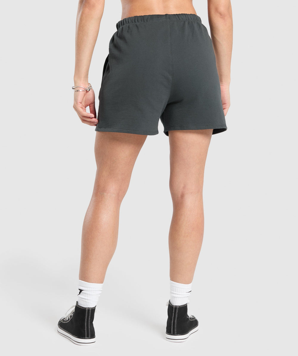 Strength Department Graphic Shorts Asphalt Grey