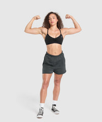 Strength Department Graphic Shorts Asphalt Grey