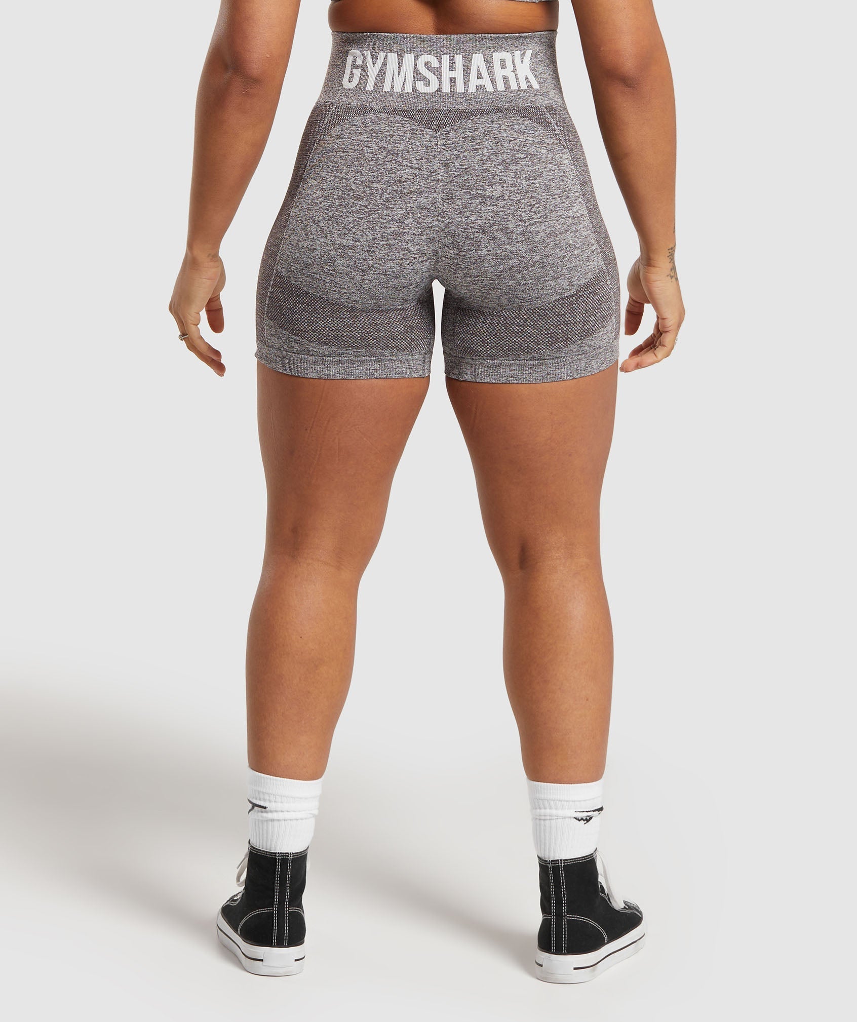 Flex Shorts Greyed Purple/White