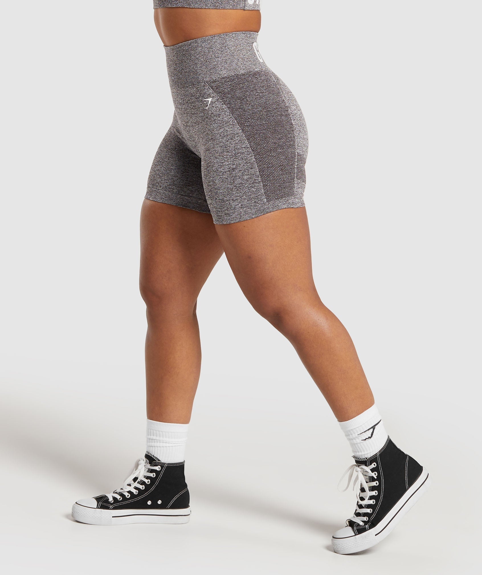 Flex Shorts Greyed Purple/White