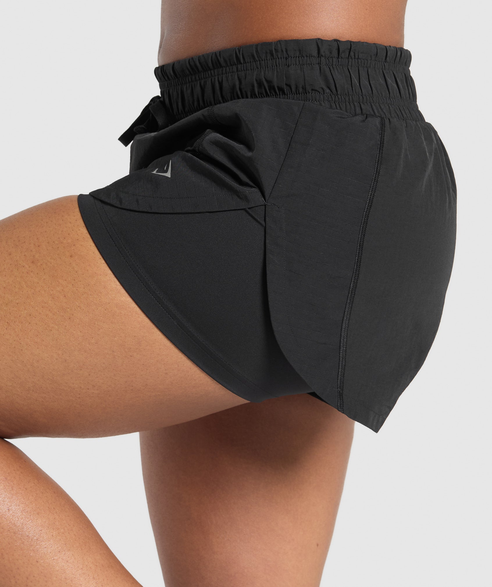 Running 2 in 1 Woven Shorts Black